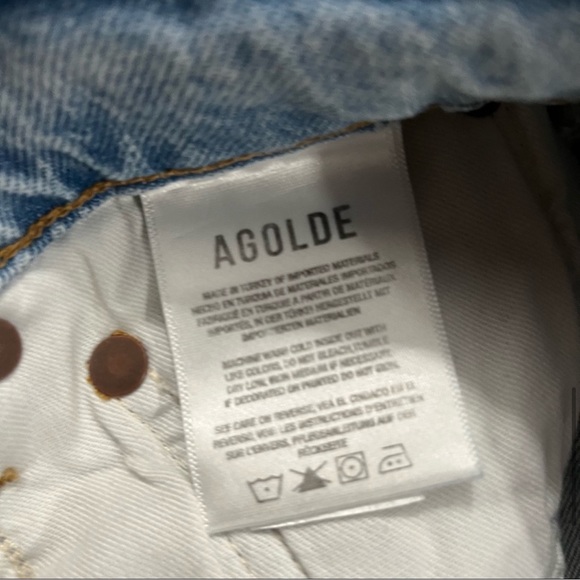 AGOLDE ‘Riley’ High Rise Straight Crop - Picture 12 of 12